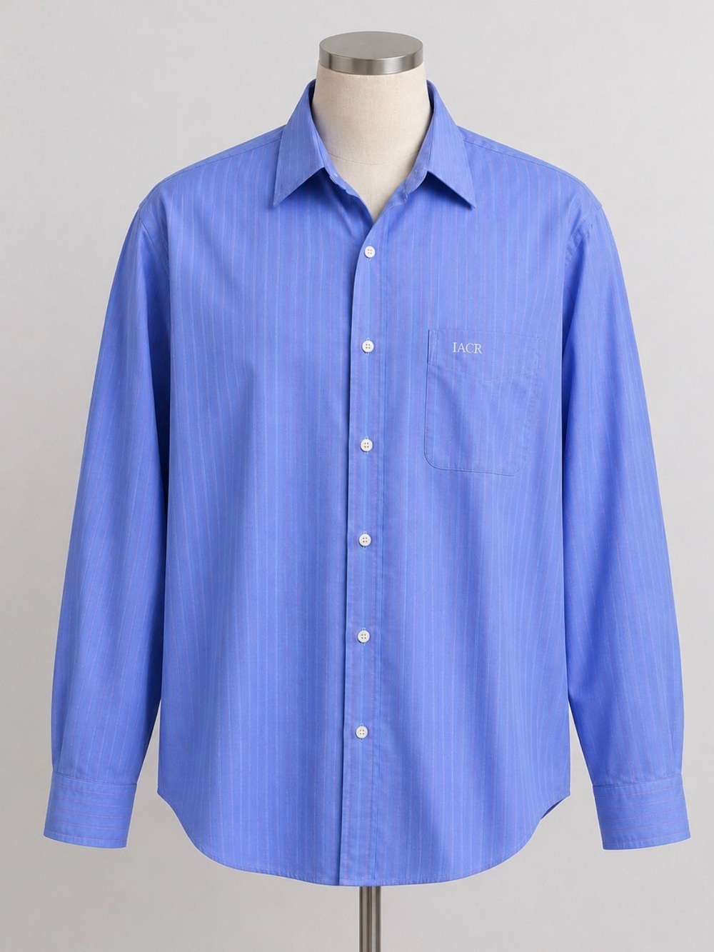 The Savile Row Men’s Light Blue Button-Down Dress Shirt XXL 100% Cotton